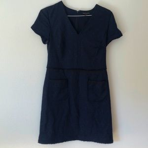 Banana Republic Wool Dress Navy size 6